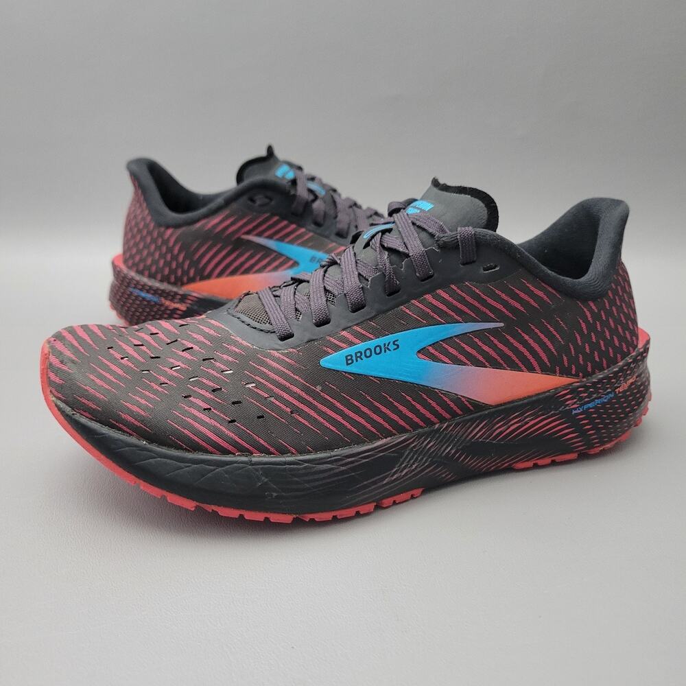 Brooks Speed Neutral Hyperion Tempo DNA Flash Sz 8 Running Shoes Black Red